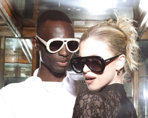 Aziz and Jose wearing Buenos Aires Sunglasses