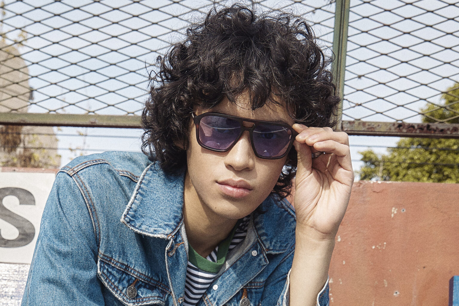Tao Ospina wearing Ottawa Hardem Sunglasses