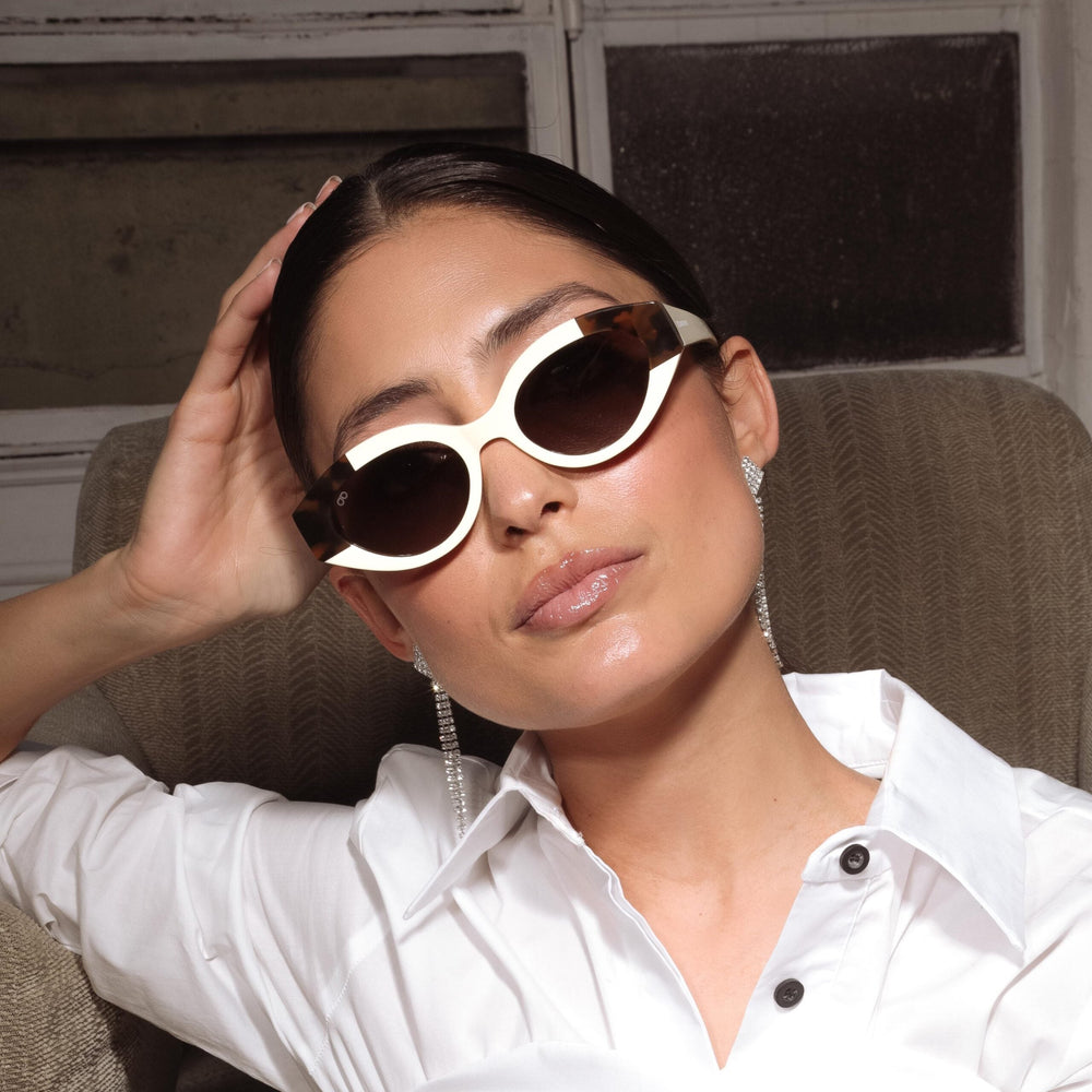 Belu Tenorio wearing Valencia Sunglasses