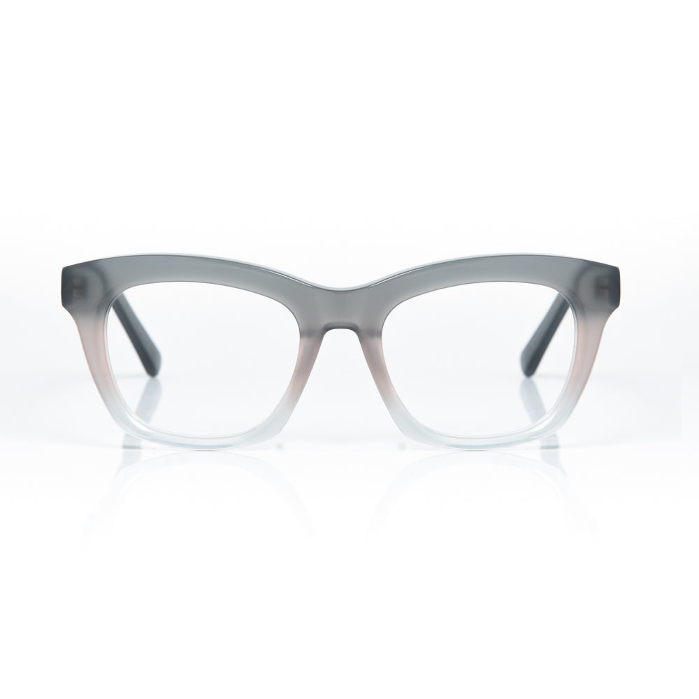 Grey and White eyewear frame