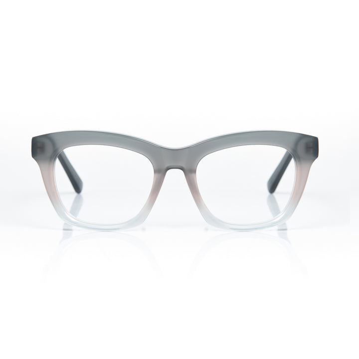 Grey and White eyewear frame