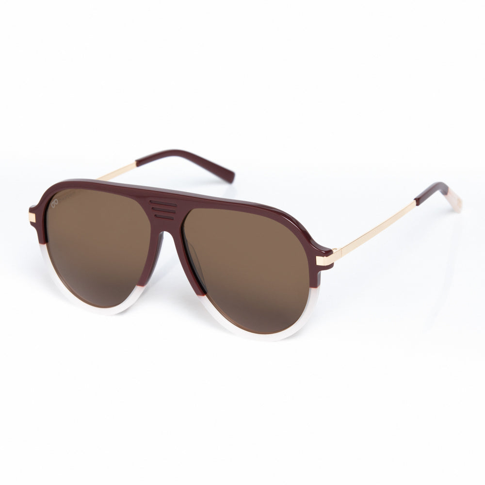 Aviator brown sunglasses