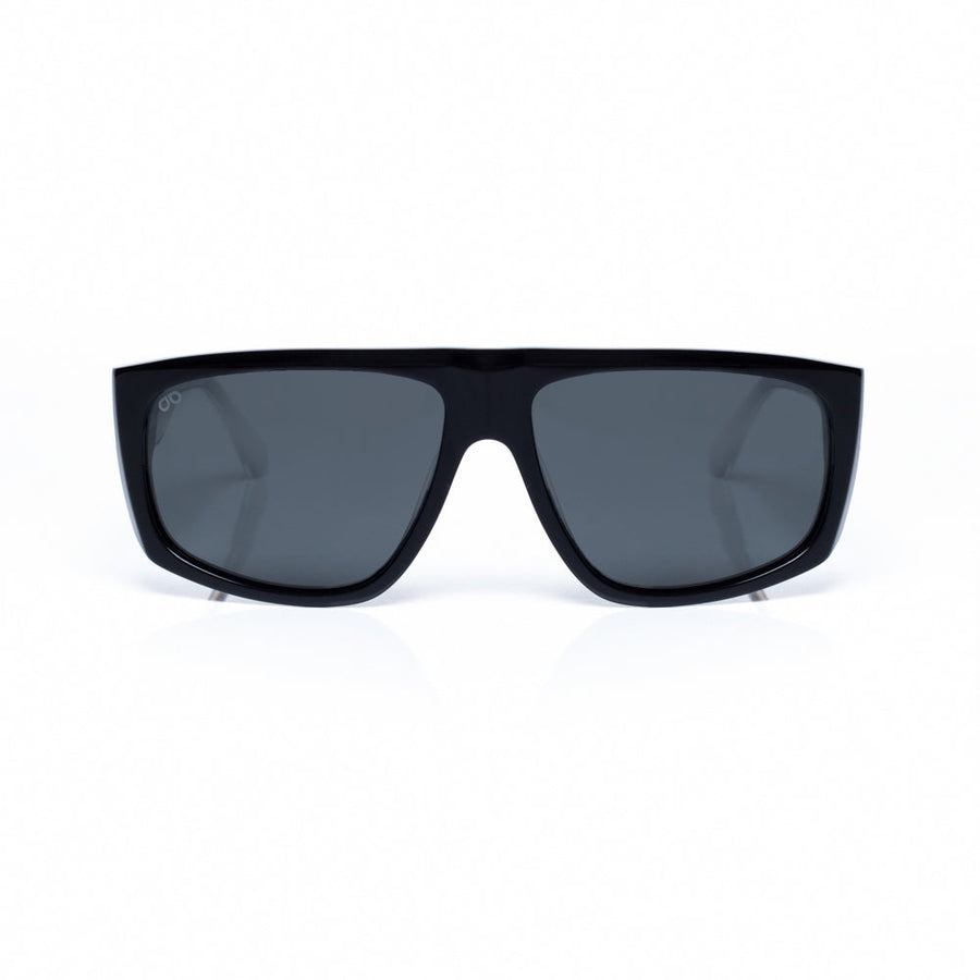 Rectangular black sunglasses