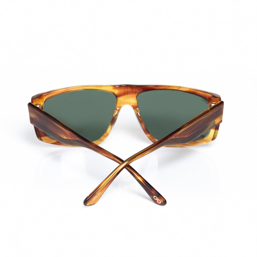 Rectangular tortoise sunglasses