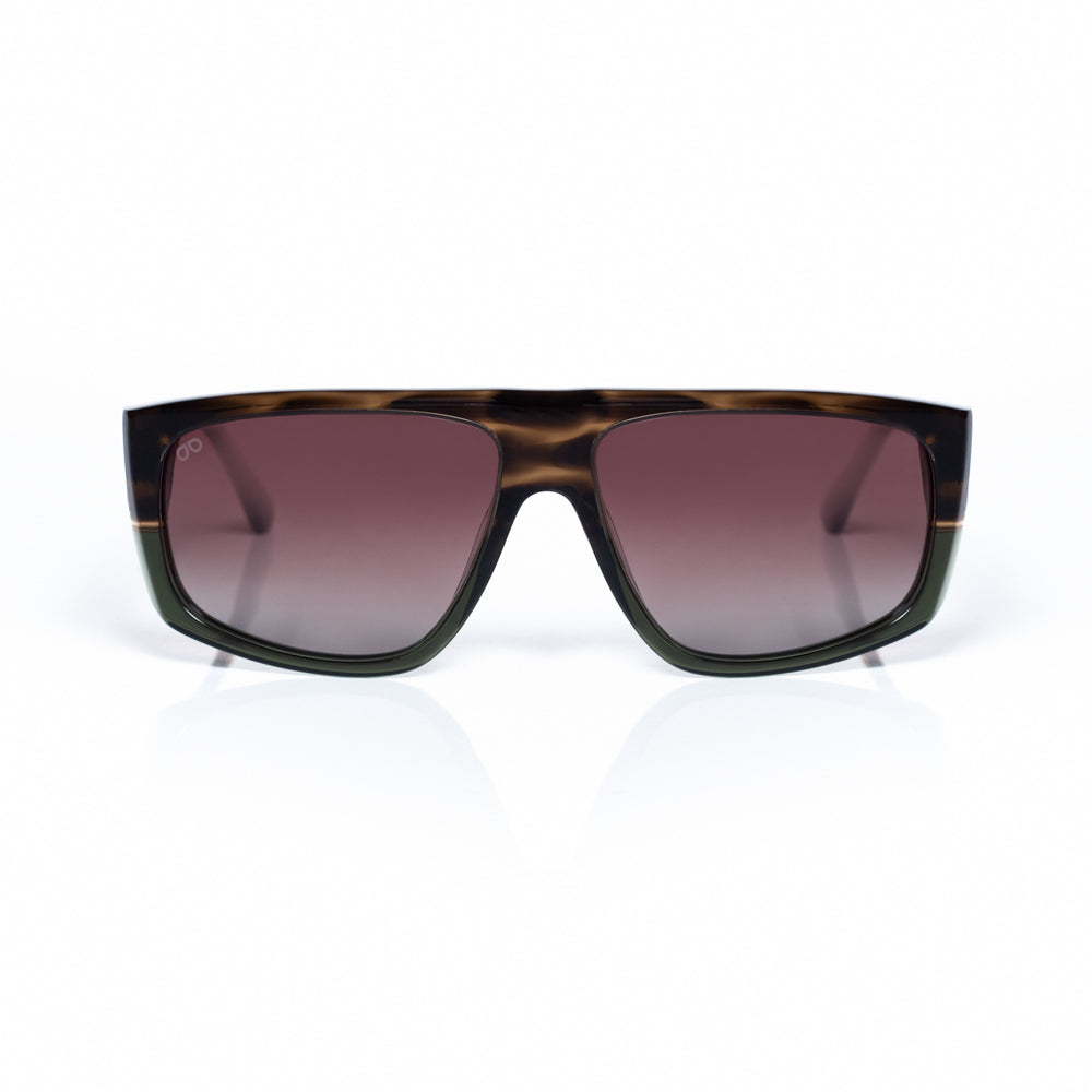 Rectangular tortoise sunglasses