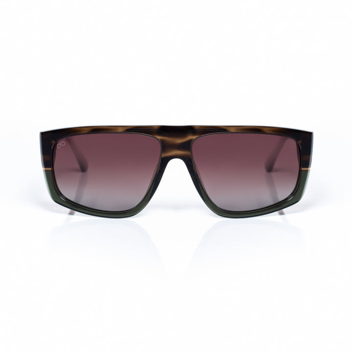 Rectangular tortoise sunglasses