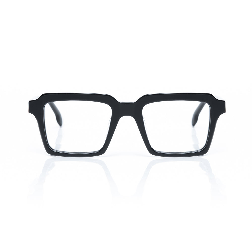 Black square eyewear frame