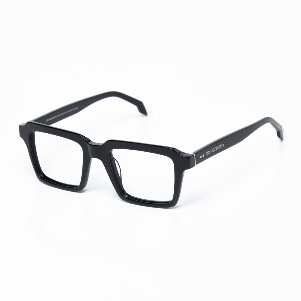 Black square eyewear frame