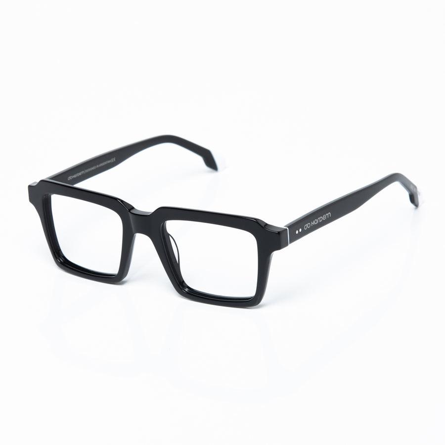 Black square eyewear frame
